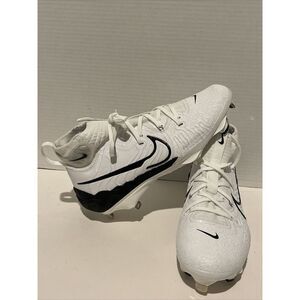 Nike Alpha Huarache NXT Metal Baseball Cleats White Mens Size 8 DJ6517-101‎